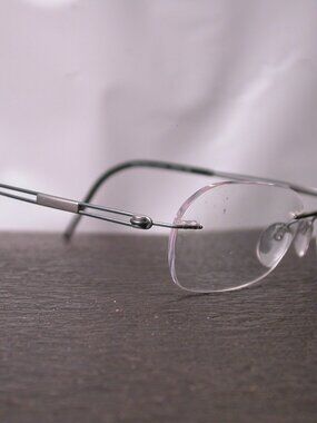 Silhouette Titan Frameless Light Blue Green Wire Eyeglasses Made in Austria